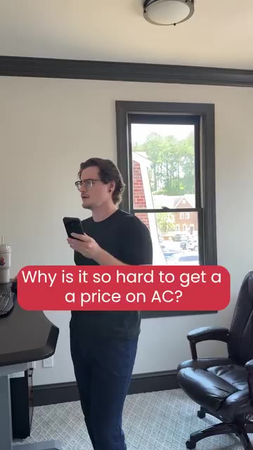 Semper Fi Heating and Cooling ad: Hey, I need a new AC unit and no one's going to give me a price without coming to my house first. Are you guys any different?