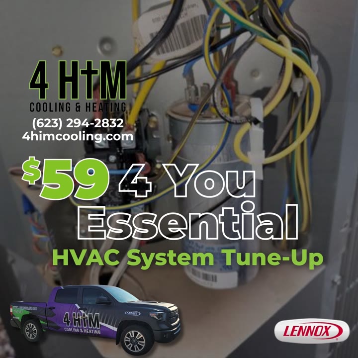4HIM Cooling & Heating ad: $59 4 You Essential HVAC System Tune-Up