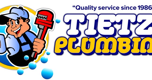 Tietze Plumbing, Heating and Air ad: Quality service since 1986" and company logo