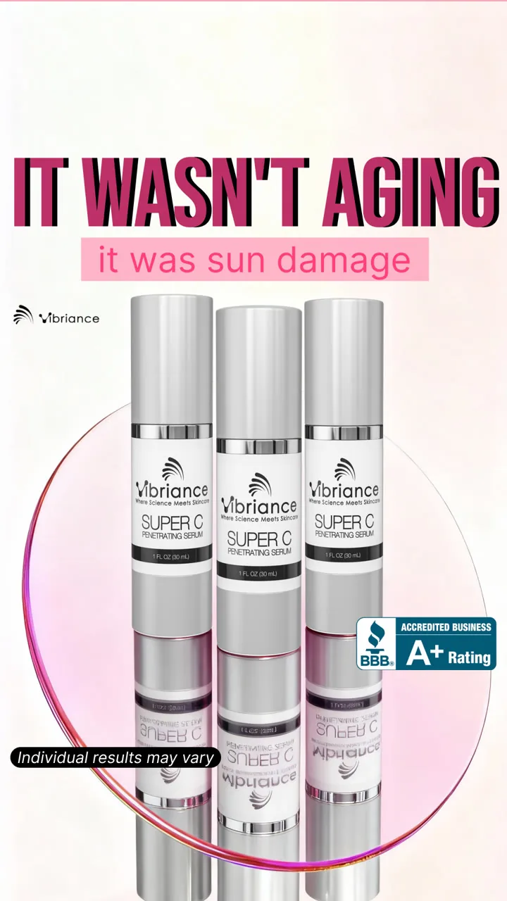Image ad: It wasn’t aging, it was sun damage